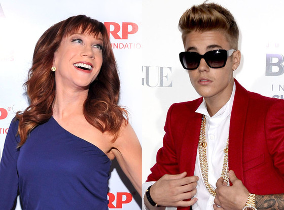 Kathy Griffin, Justin Bieber Kathy Griffin, Justin Bieber